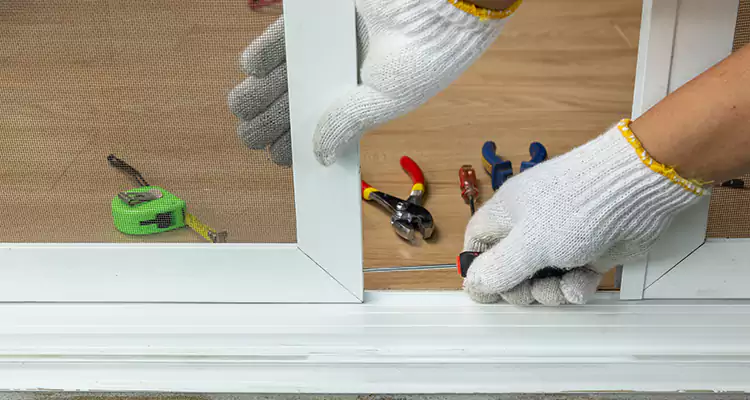 Sliding Glass Door Off Rails Repair in Myrtle Grove, FL